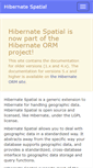 Mobile Screenshot of hibernatespatial.org